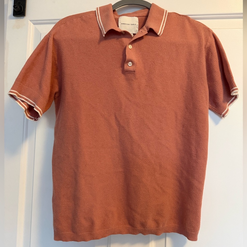 American Eagle Outfitters Men's Pique Polo Shirt